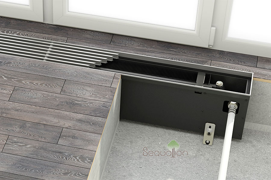Конвектор Varmann Qtherm Slim QS 105.200.2900 RR U EV1 с вентилятором