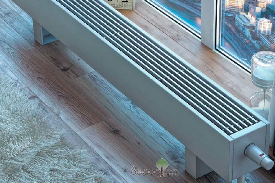 Конвектор напольный водяной Varmann MiniKon MKFO 185.180.3000 RAL9016