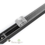 image-Внутрипольный конвектор отопления водяной Varmann Qtherm Slim QS 105.200.1400 RR U EV1 L с вентилятором подключение слева решетка серебро