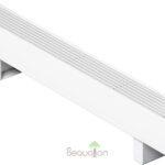 image-Напольный конвектор отопления водяной Varmann MiniKon MKRO 135.80.500 RAL9016 L серия Комфорт без вентилятора подключение сбоку слева цвет белый