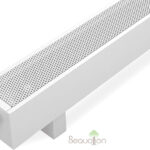 image-Напольный конвектор отопления водяной Varmann MiniKon MSFO 85.80.500 RAL9016 серия Стандарт без вентилятора подключение сбоку справа цвет белый