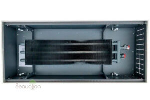 Внутрипольный конвектор отопления водяной Techno Usual KVZ 350-190-4800 без вентилятора подключение справа без решетки