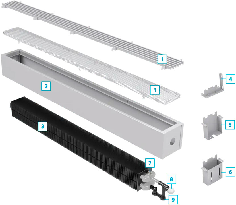 Конструкция конвектора Varmann MiniKon